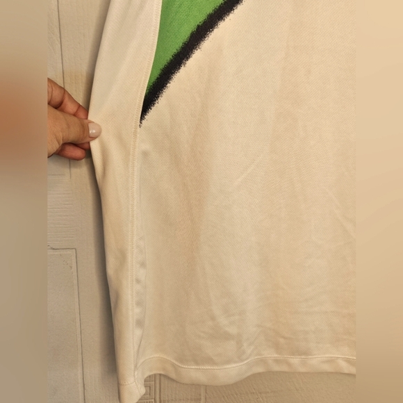 Nike FIT DRY White Green Navy Short Sleeve T-Shirt Men's XL Performance NWOT - Picture 12 of 13